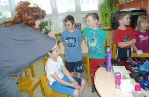 Kadeřnice ve školce - povolání 26.4.2013