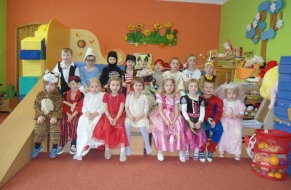 Karneval v MŠ s Inkou Rybářovou 21.2.2013