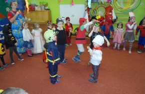 Karneval v MŠ s Inkou Rybářovou 21.2.2013