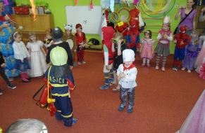 Karneval v MŠ s Inkou Rybářovou 21.2.2013