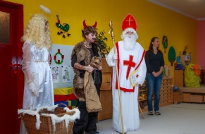 Slavnostní zahájení VV výstavy a Mikuláš 2.12.