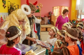 Slavnostní zahájení VV výstavy a Mikuláš 2.12.