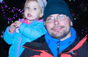 Rozsvícení vánočního stromku na sídlišti Písnice 26.11.