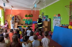 Výtvarný kroužek Požární ochrana očima dětí s motivačním divadlem 1.,2.3.