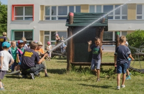 Hasiči ve školce 14.6.